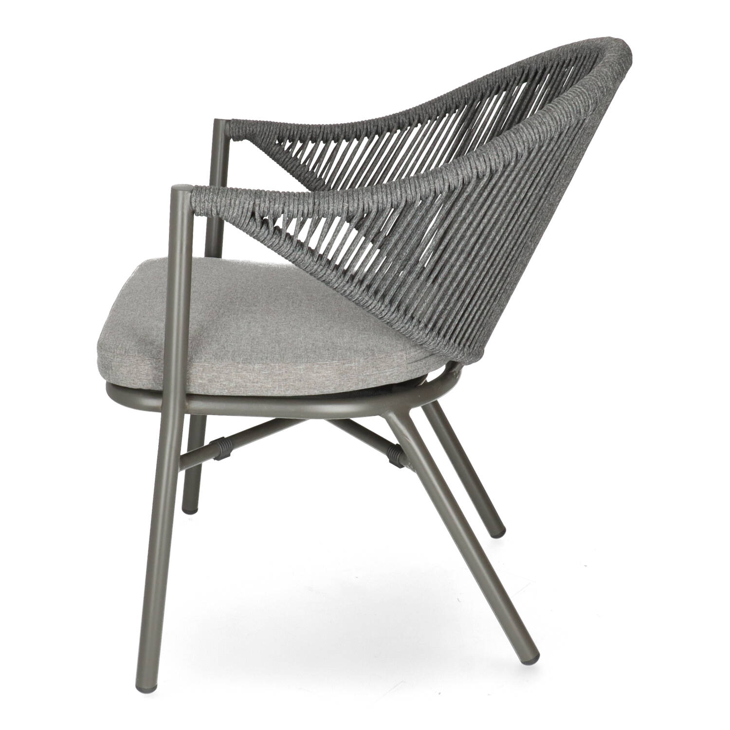 DL CUBA LIBRE Szürke design Polirattan kültéri szék